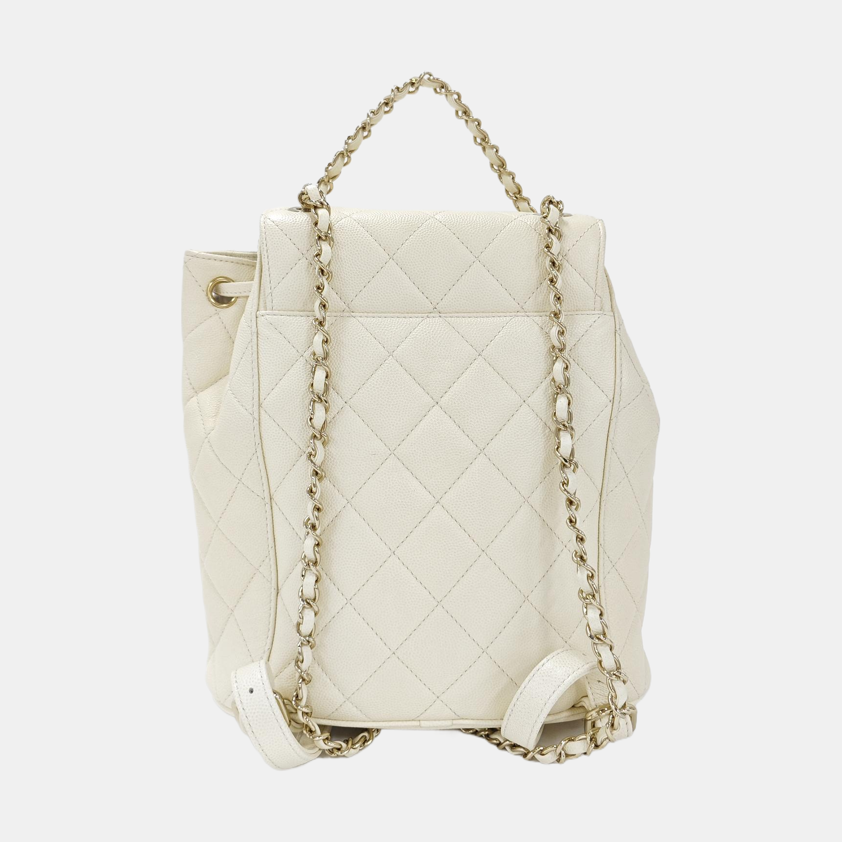 DUMA Quilted Grained Calfskin Beige