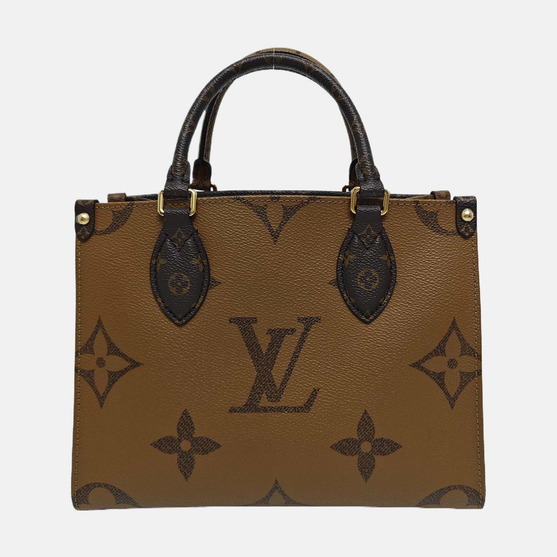 ONTHEGO PM Monogram Coated Canvas Brown