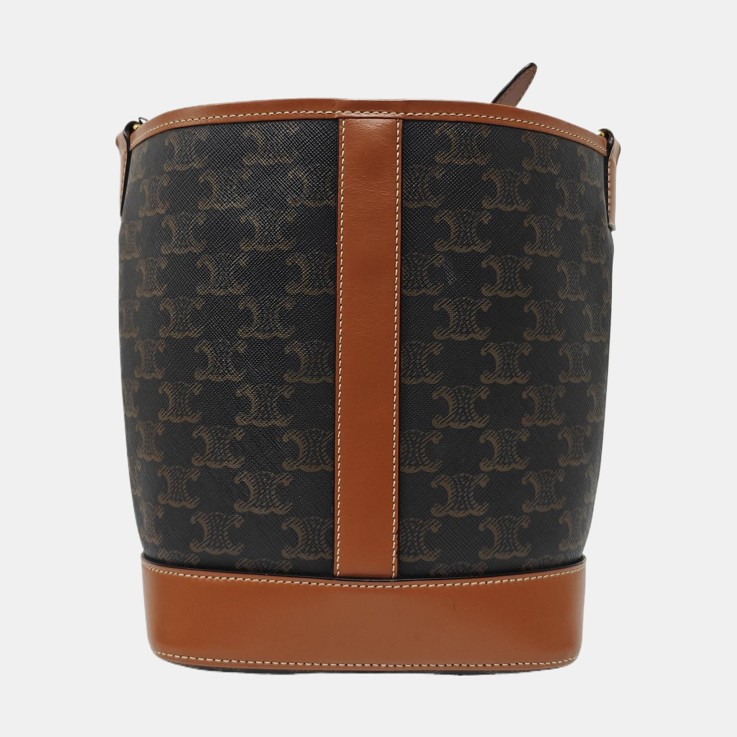 TRIOMPHE CANVAS Small Coated Canvas Brown