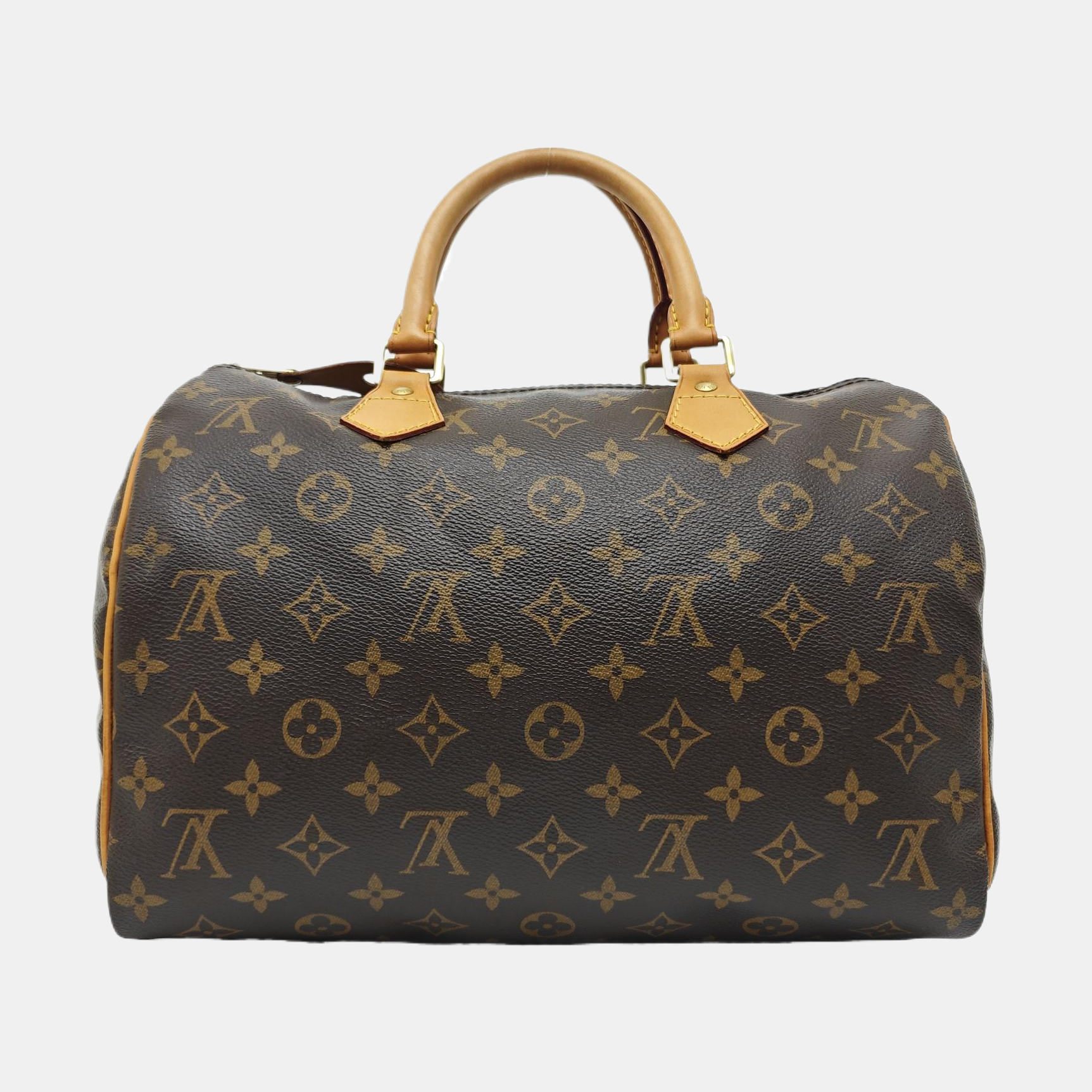 SPEEDY 30 Monogram Coated Canvas Brown