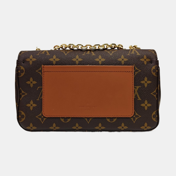 MARCEAU Monogram Coated Canvas Brown
