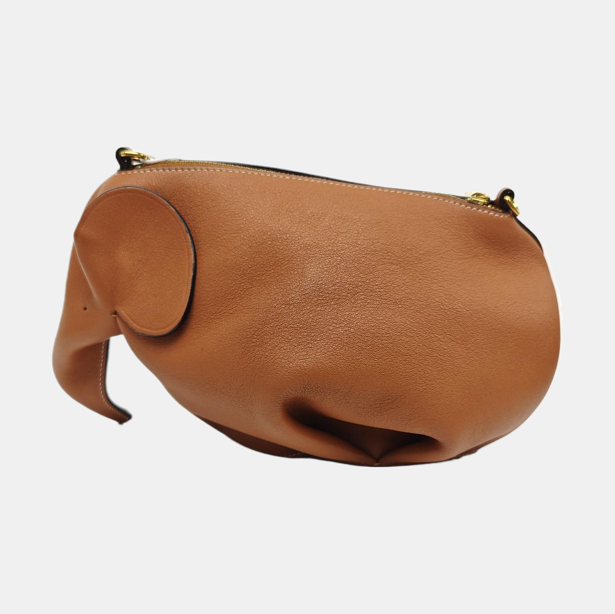 Animals Mini Calfskin Brown