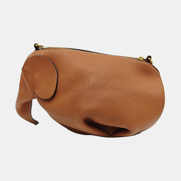 Animals Mini Calfskin Brown