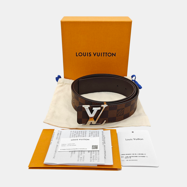 Coated Canvas Belt Brown