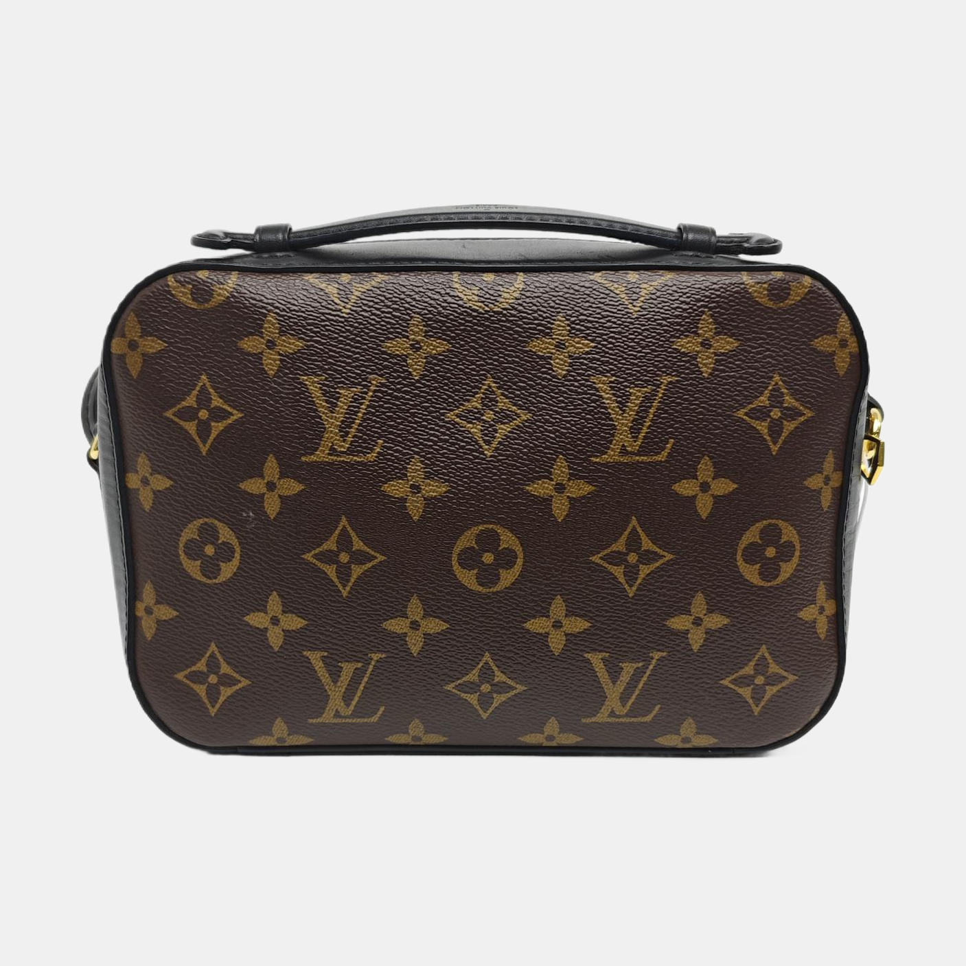 SAINTONGE Monogram Coated Canvas Brown