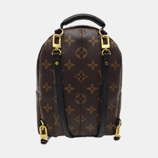 PALM SPRINGS Mini Monogram Coated Canvas Brown