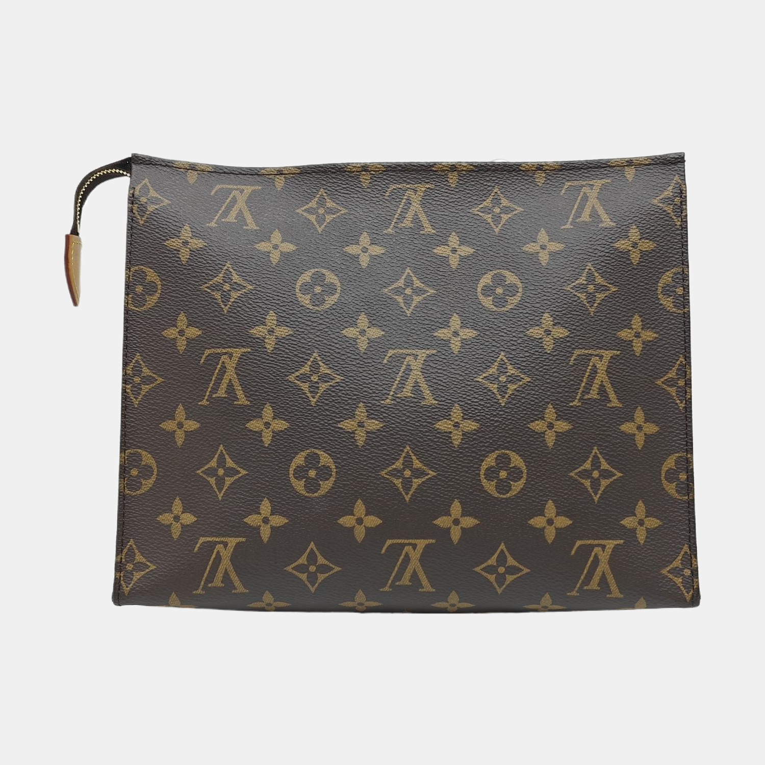 TOILET POCKET 26 Monogram Coated Canvas Brown
