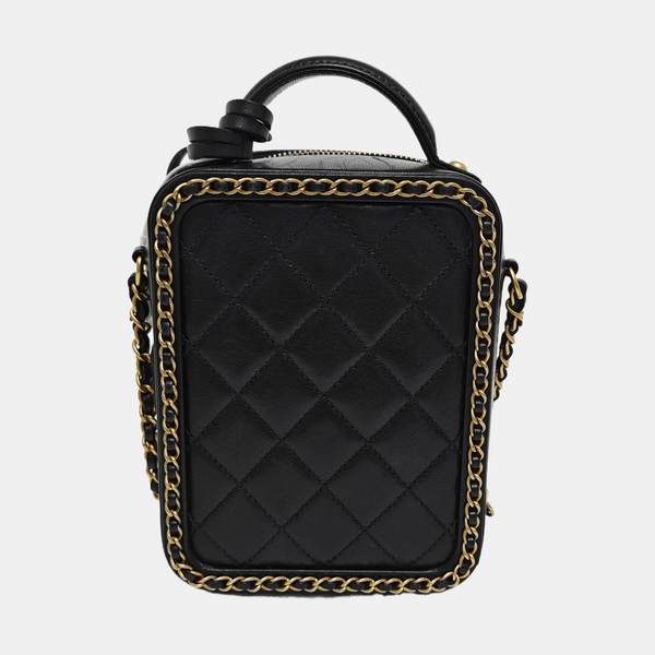FILIGREE Quilted Lambskin Black