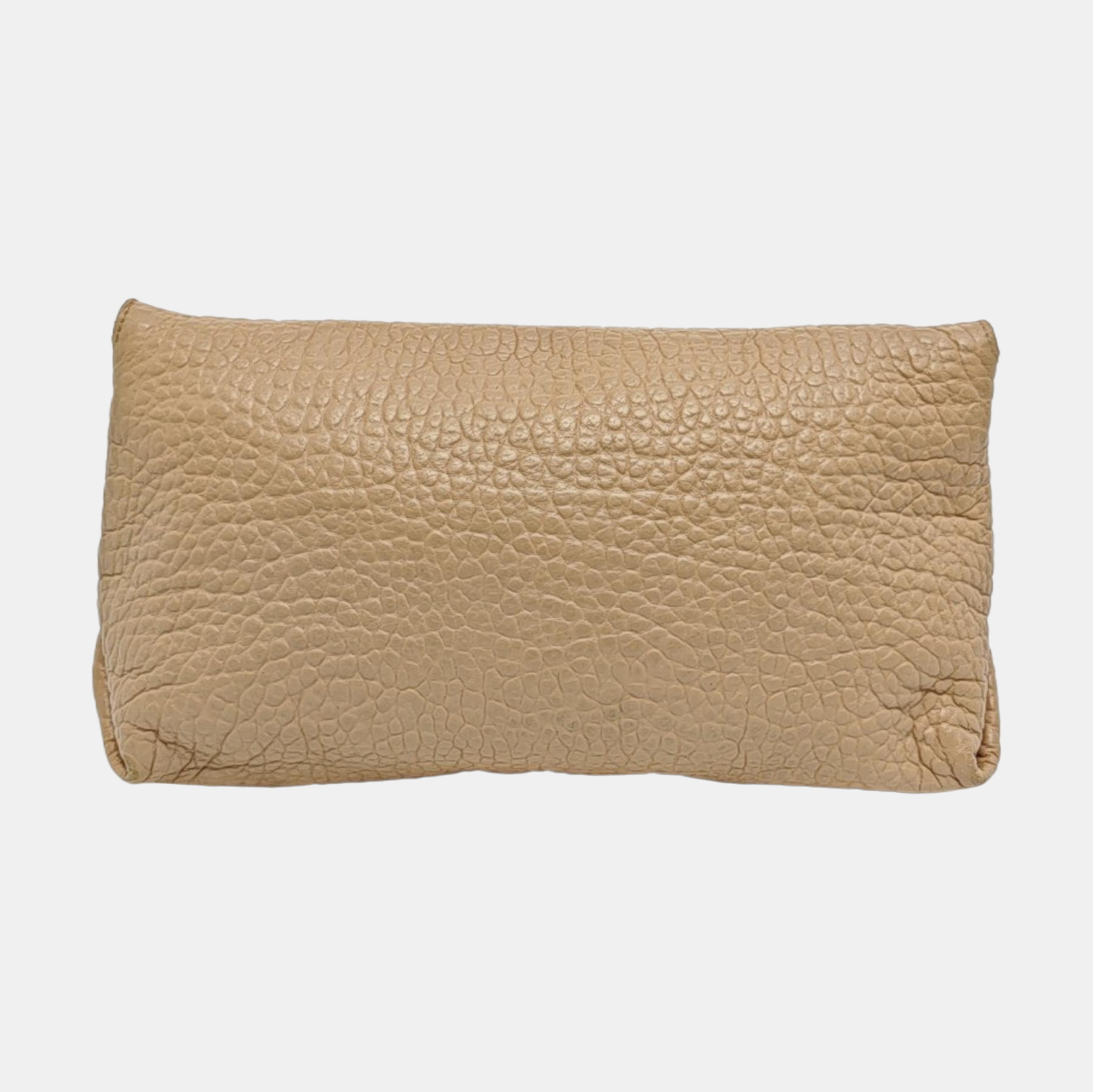 Calfskin Shoulder Bag Beige