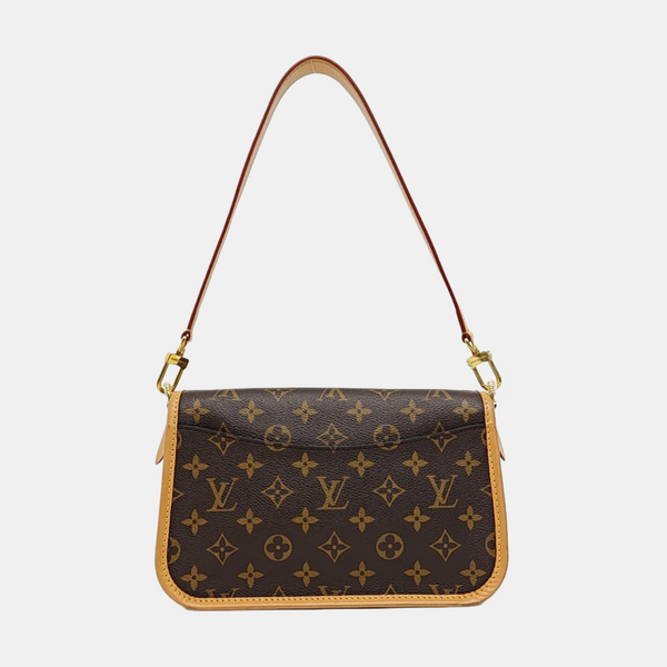 DIANE Monogram Coated Canvas Brown
