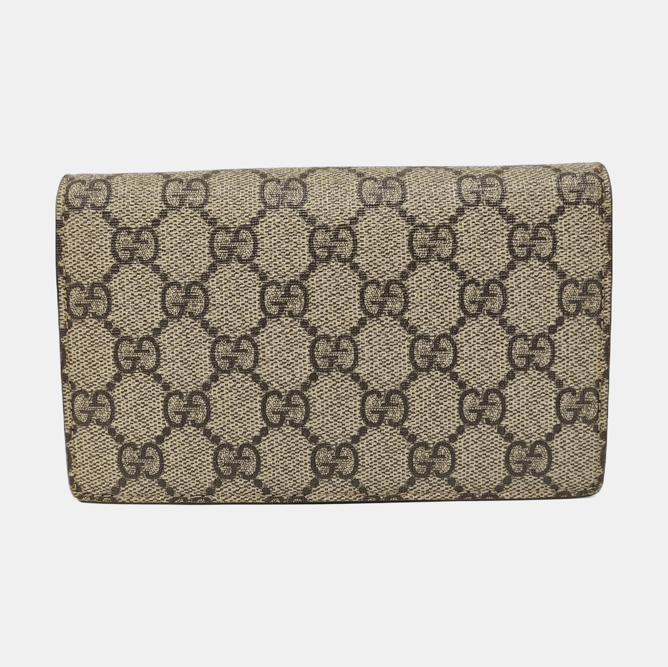 GG Supreme Mini Monogram Coated Canvas Beige