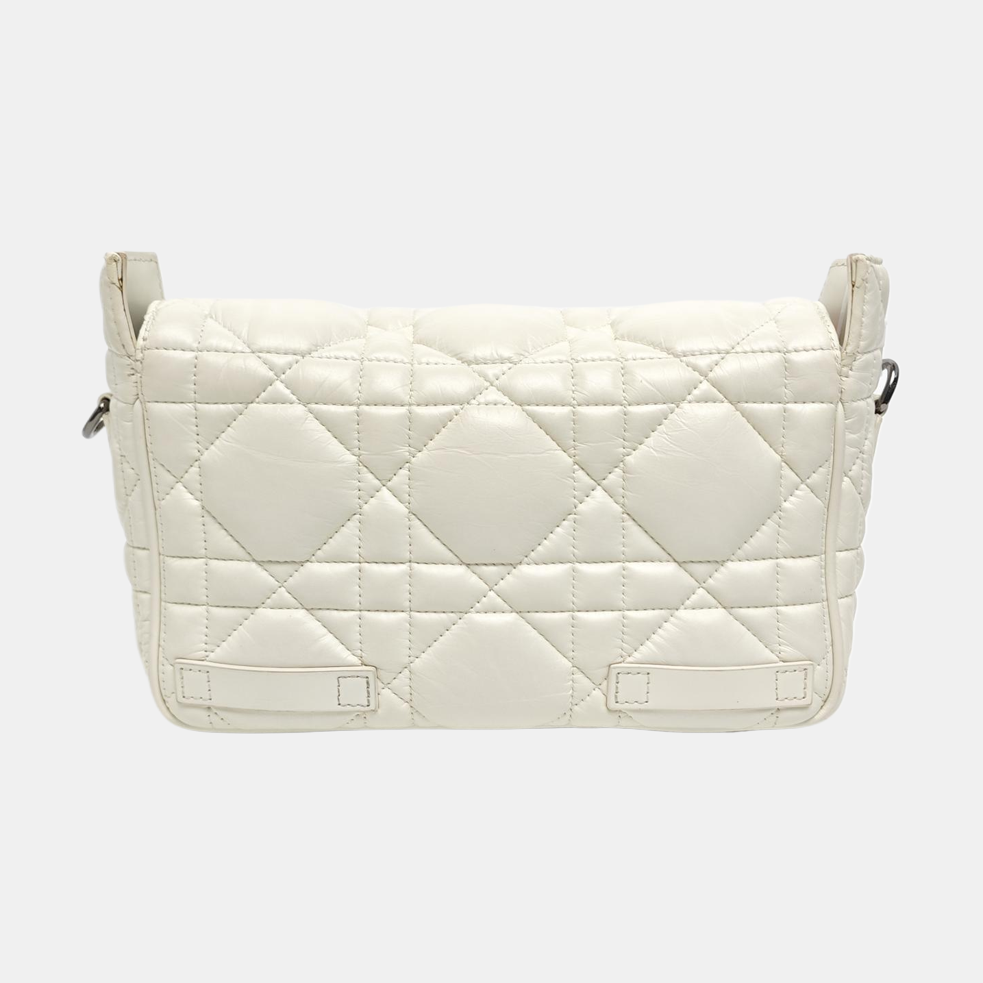 Diorcamp Small Cannage Calfskin White