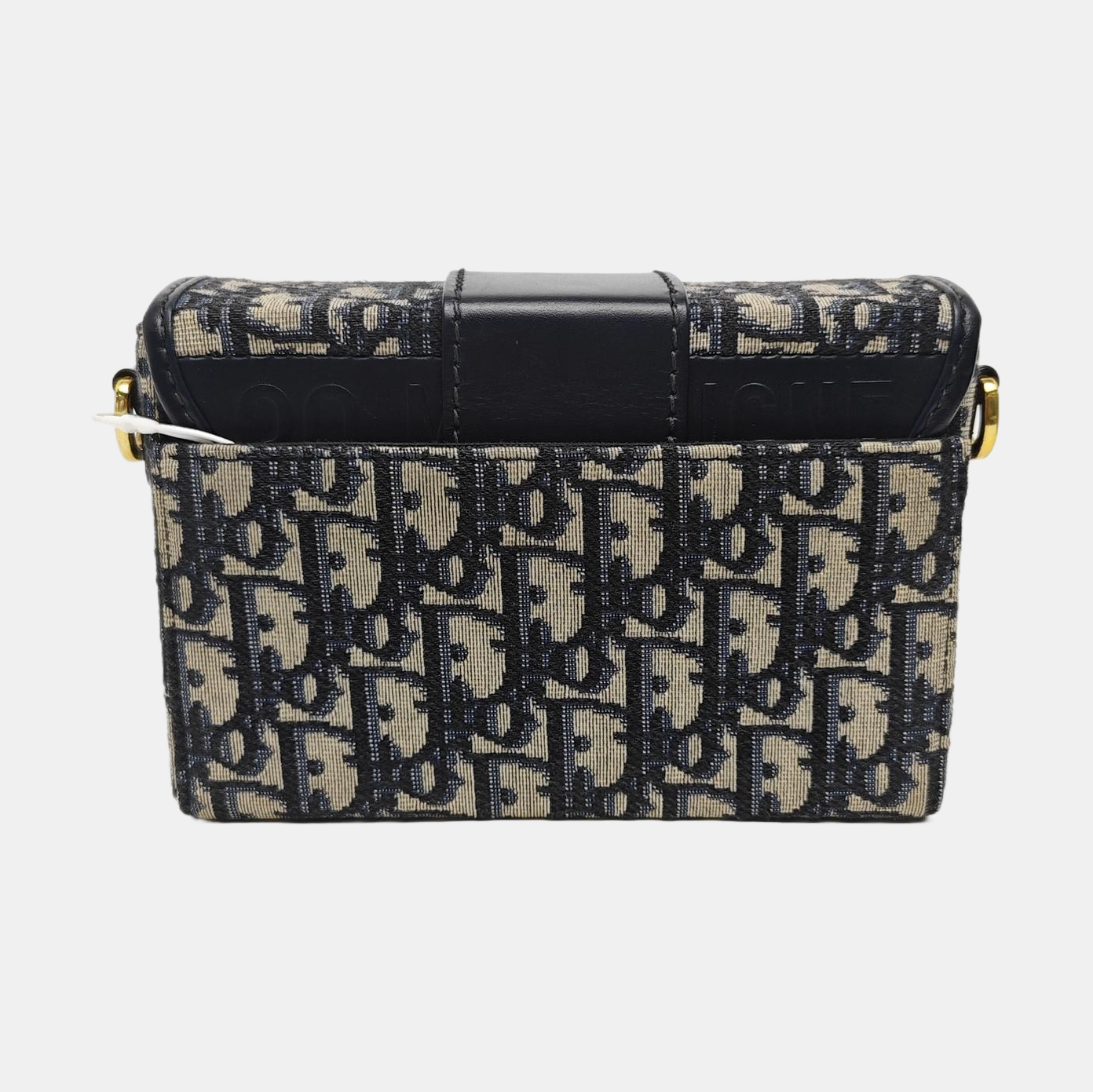 30 Montaigne Mini Oblique Canvas Blue