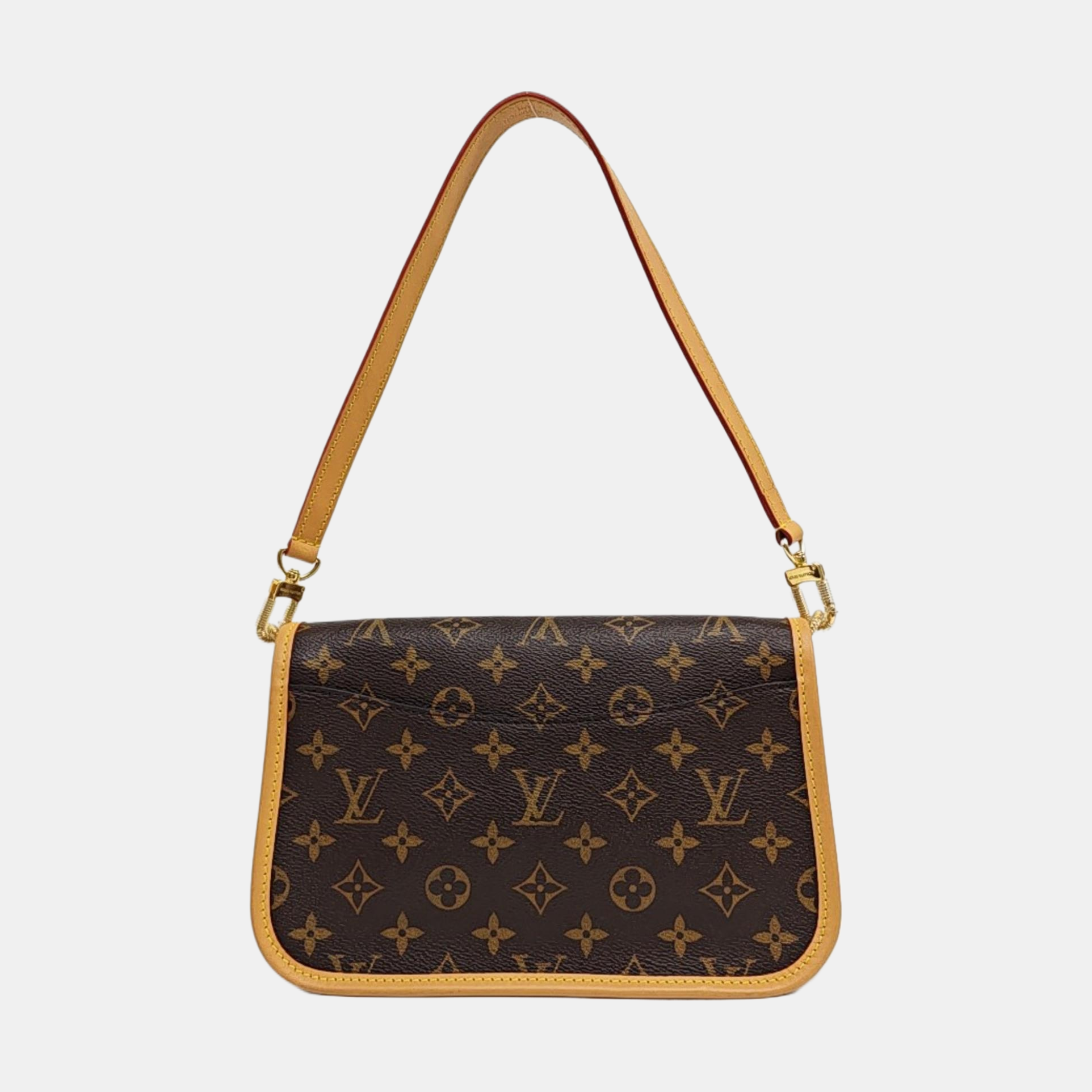 DIANE Monogram Coated Canvas Brown