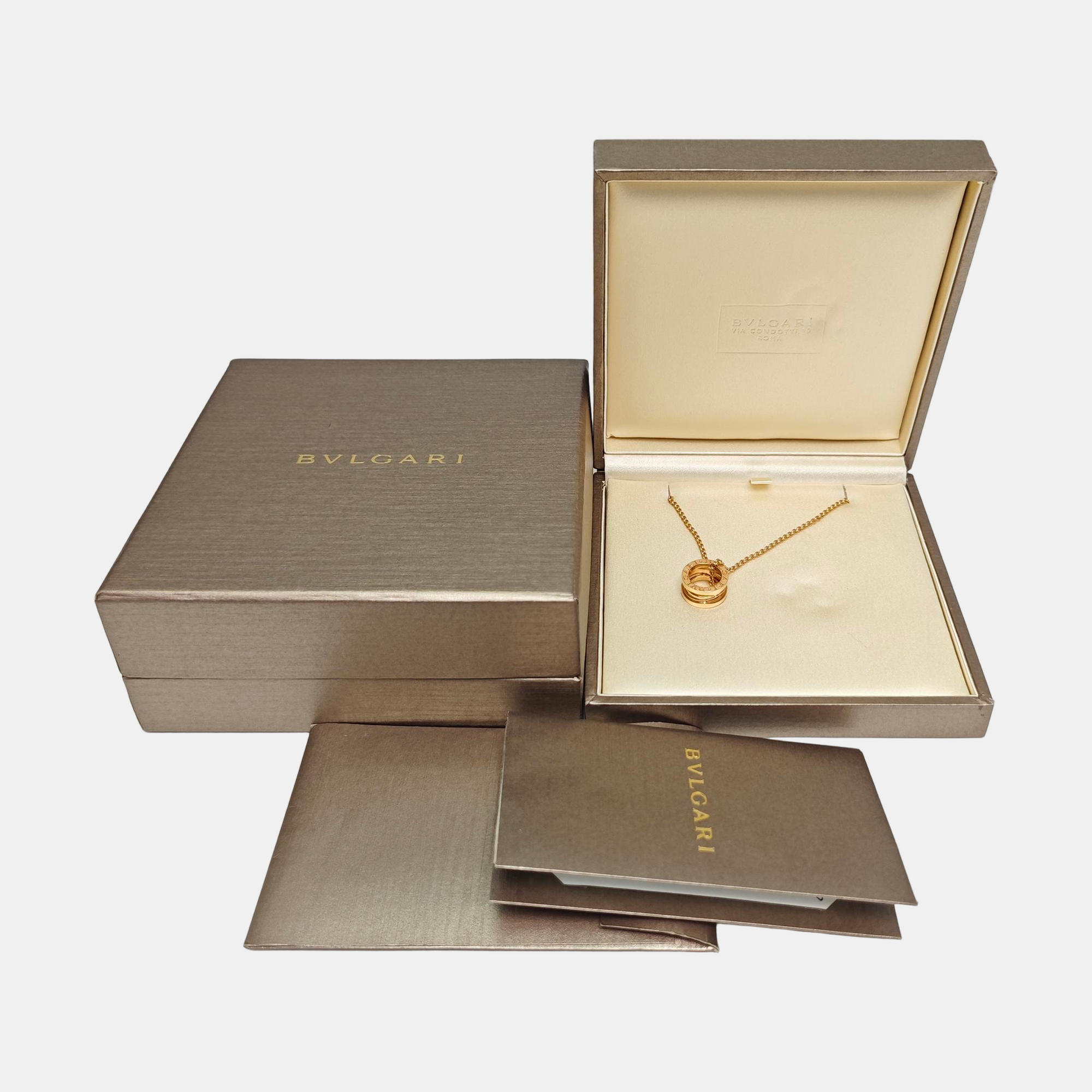 B.ZERO1 18k Rose Gold Necklace