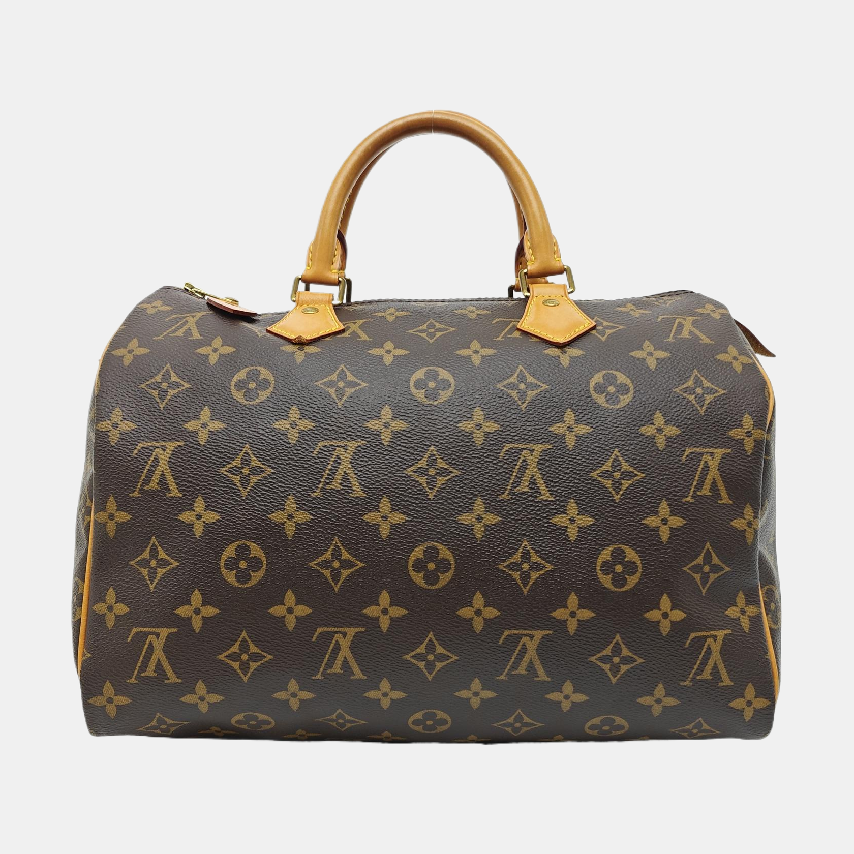 SPEEDY 30 Monogram Coated Canvas Brown