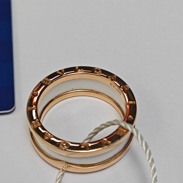 B.ZERO1 18k Rose Gold Ring EU 60