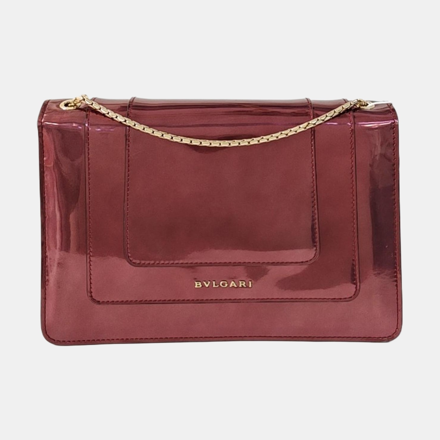 SERPENTI FOREVER Patent Leather Red