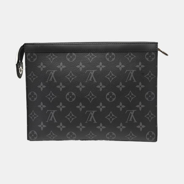 Pochette Voyag MM Monogram Coated Canvas Black