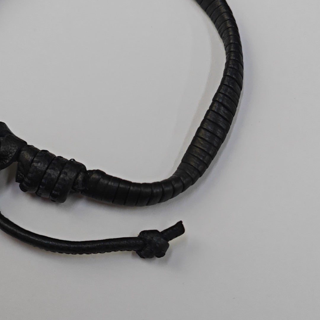 Leather Black Bracelet