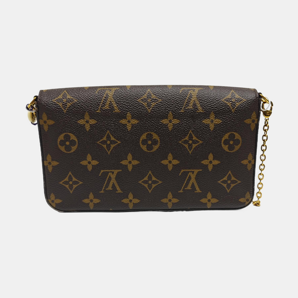 FÉLICIE Monogram Coated Canvas Brown