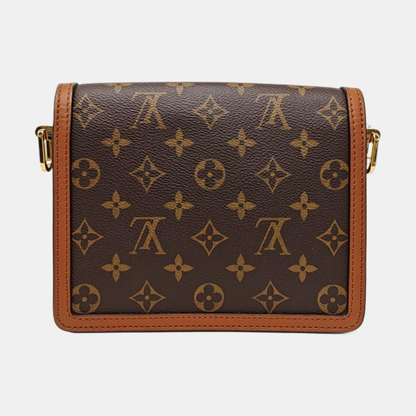 DAUPHINE Mini Monogram Coated Canvas Brown