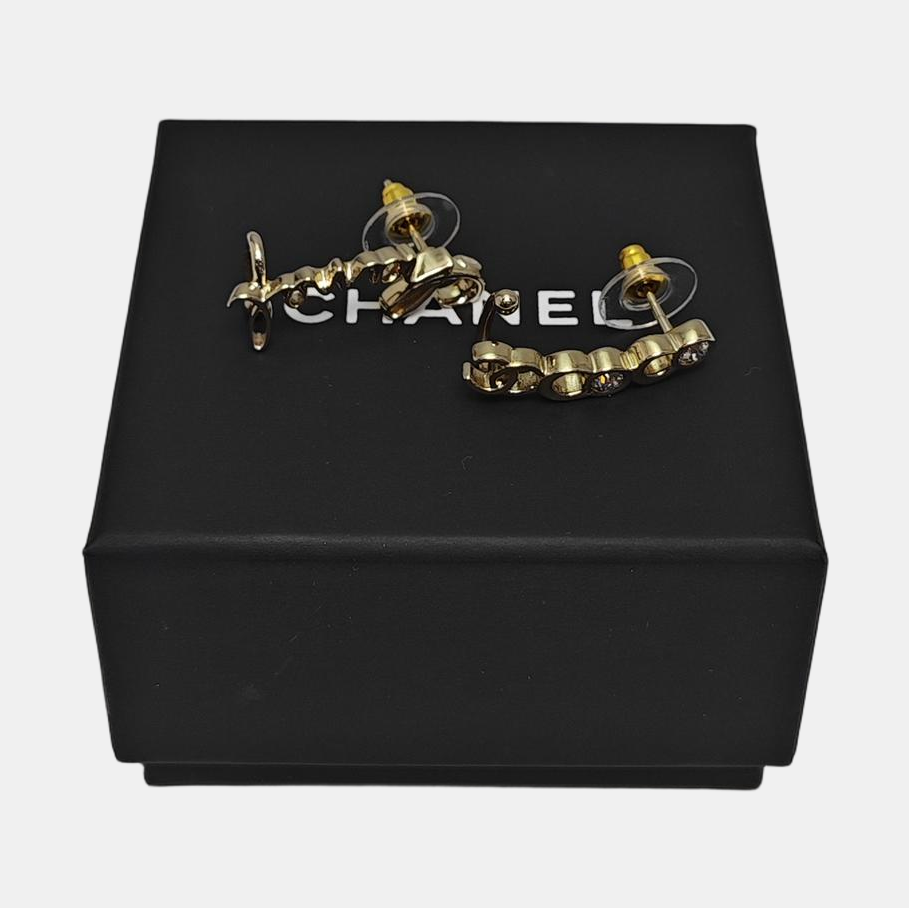 Metal Gold Stud Earrings