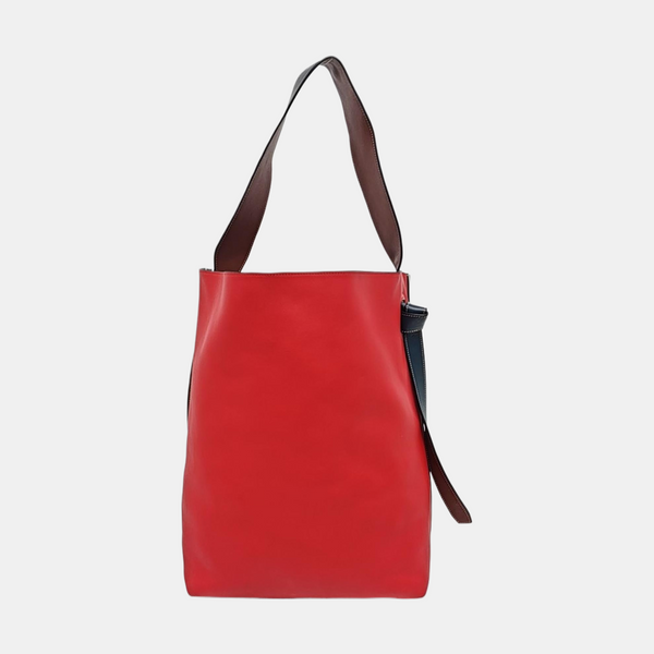 TWISTED CABAS Small Calfskin Green