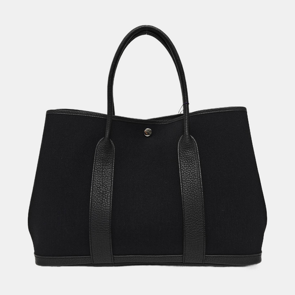 Authenticated pre-owned  Garden Party 36 Canvas Black - Tote Bag at Looply