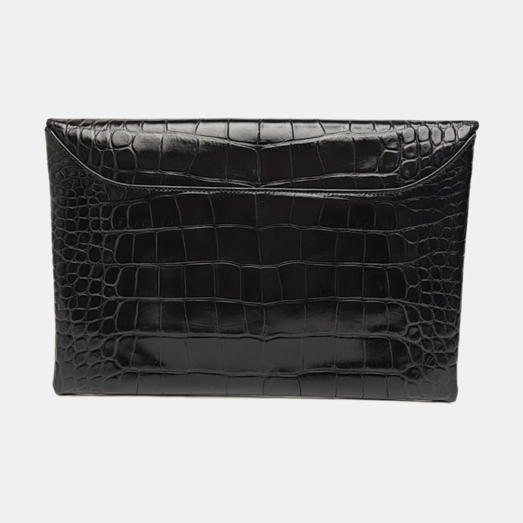Calfskin Clutch Black