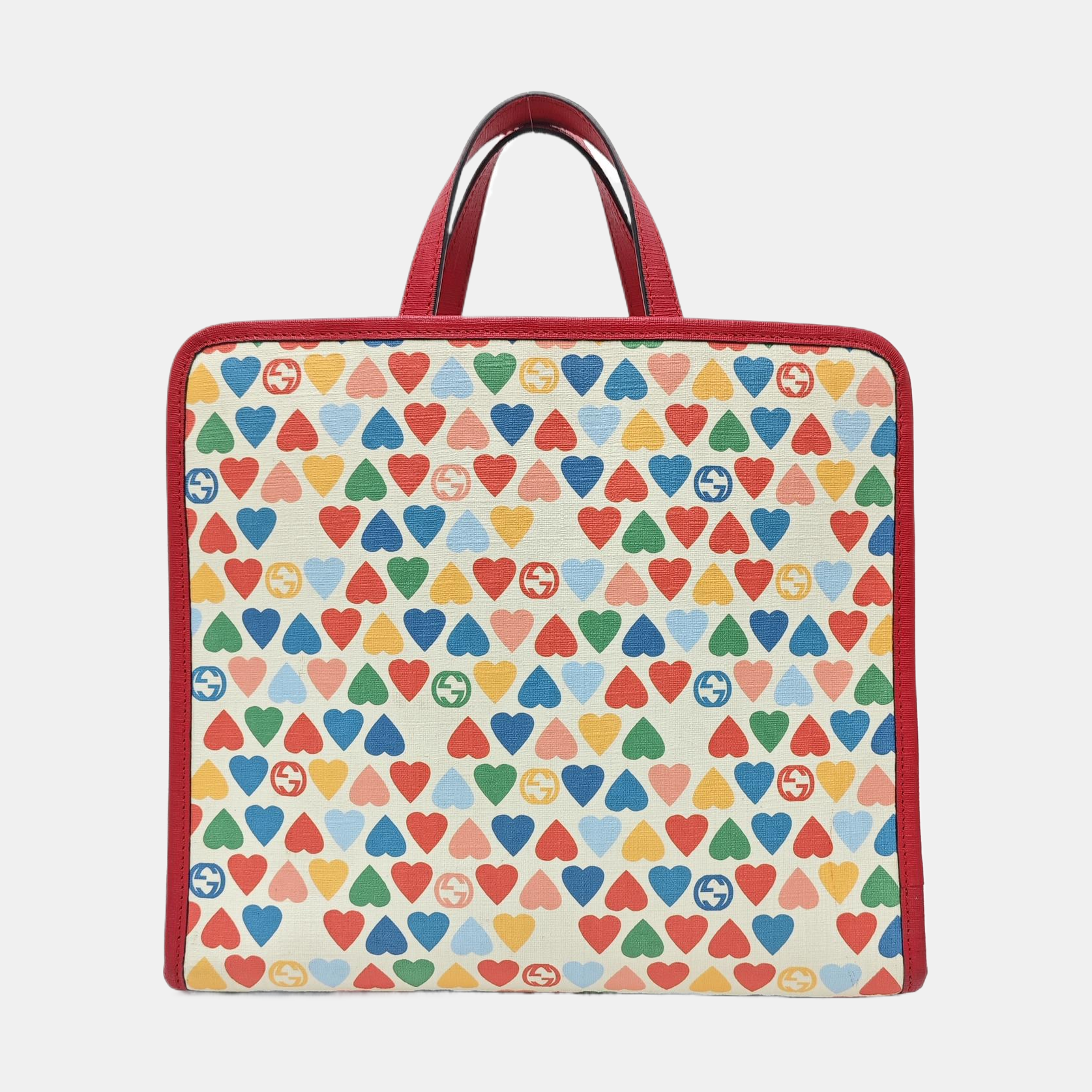 Coated Canvas Tote Bag Beige