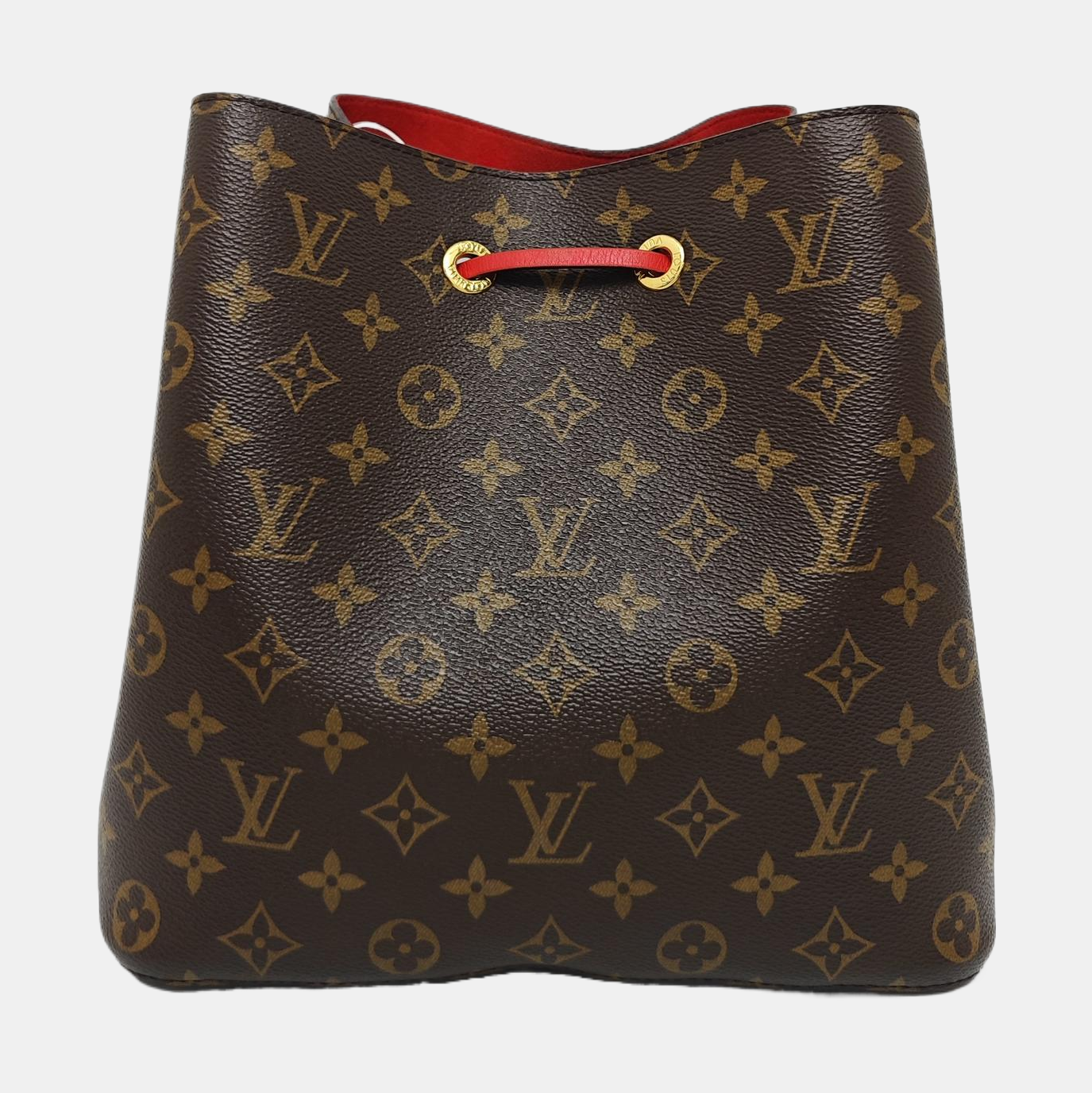 NÉONOÉ MM Monogram Coated Canvas Brown