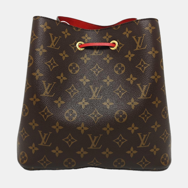 NÉONOÉ MM Monogram Coated Canvas Brown