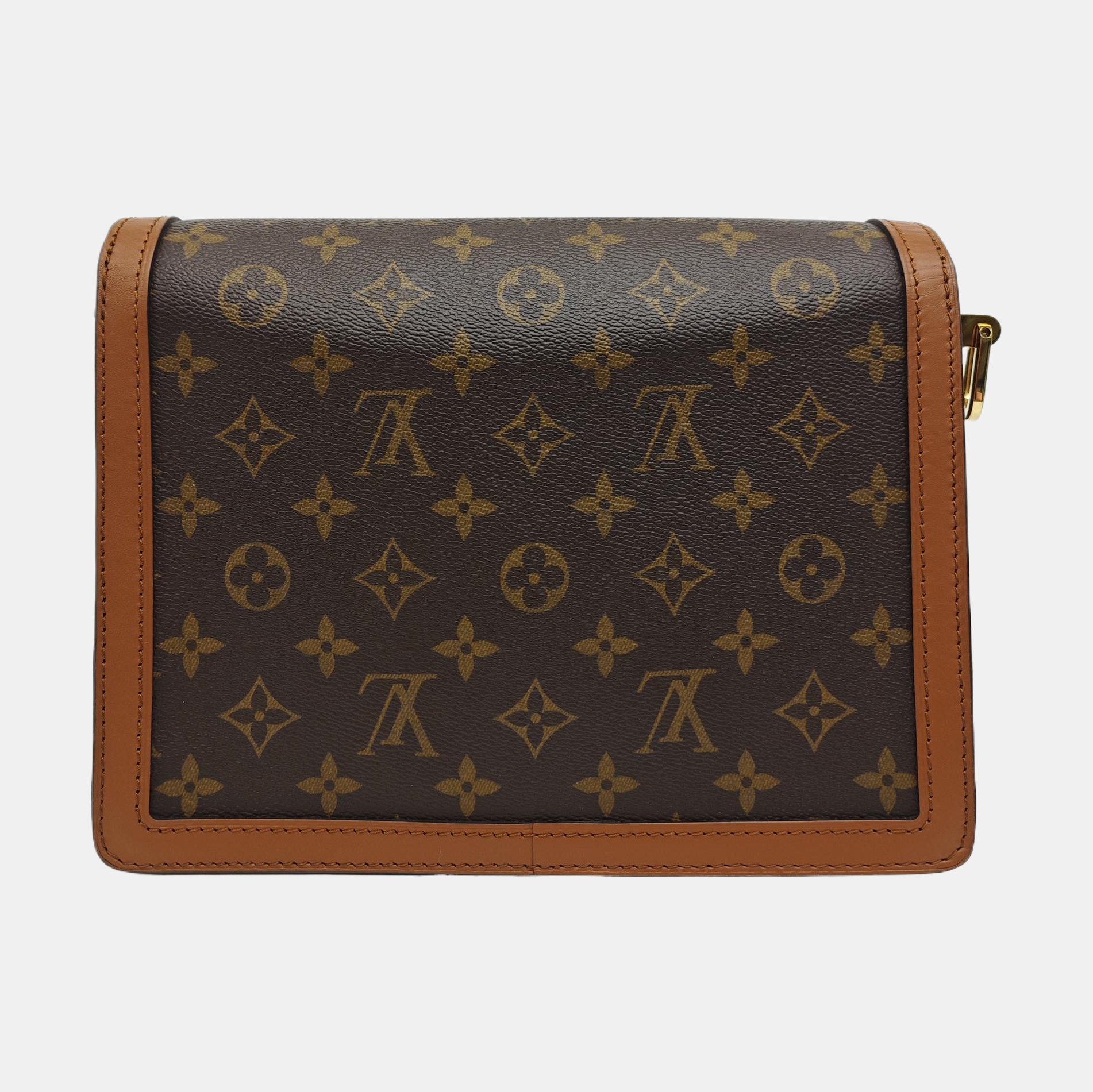 DAUPHINE MM Monogram Coated Canvas Brown