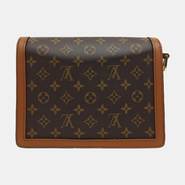 DAUPHINE MM Monogram Coated Canvas Brown