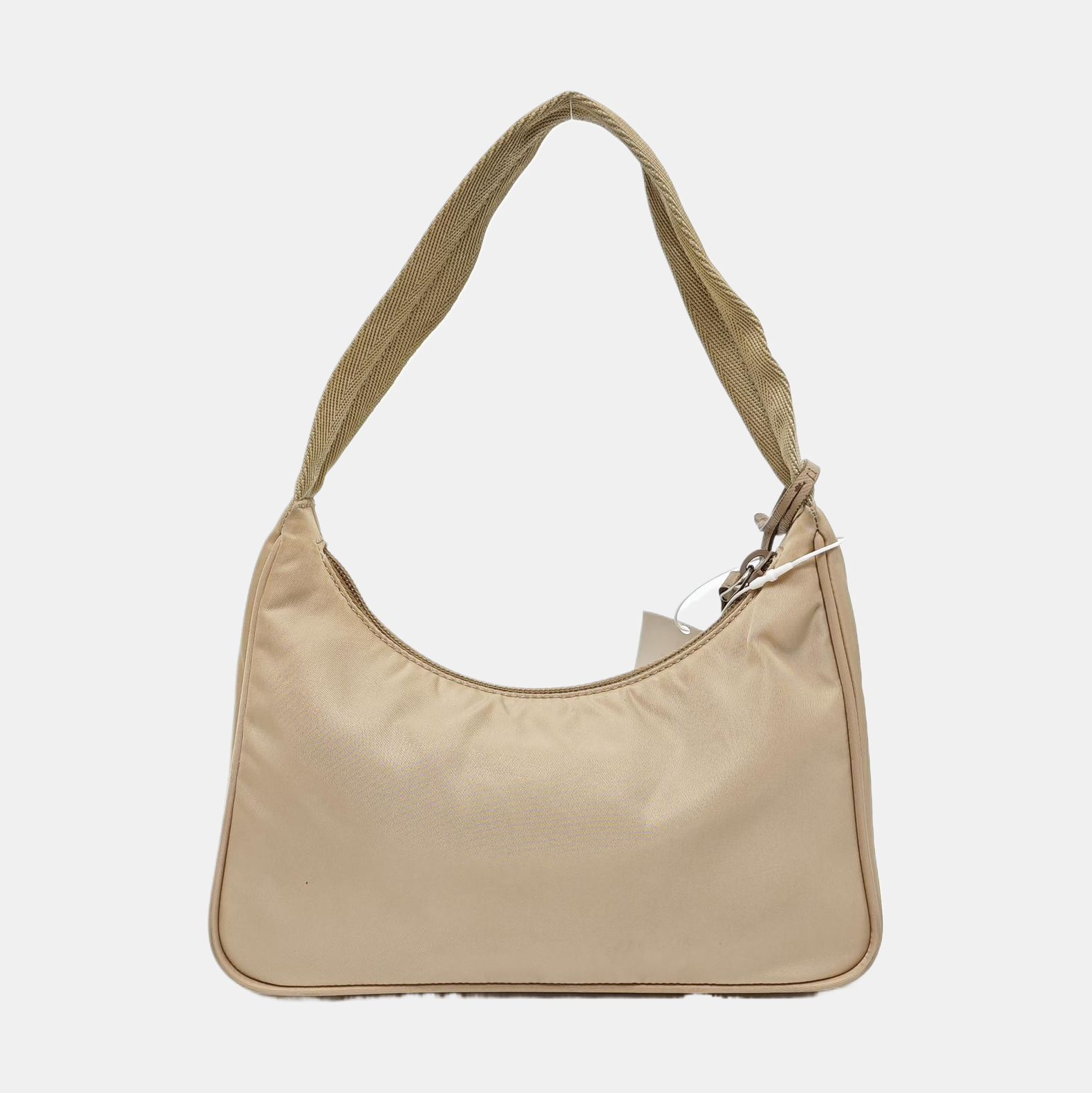 Authenticated pre-owned  Re-Edition2000 Mini Nylon Beige - Top Handle Bag at Looply