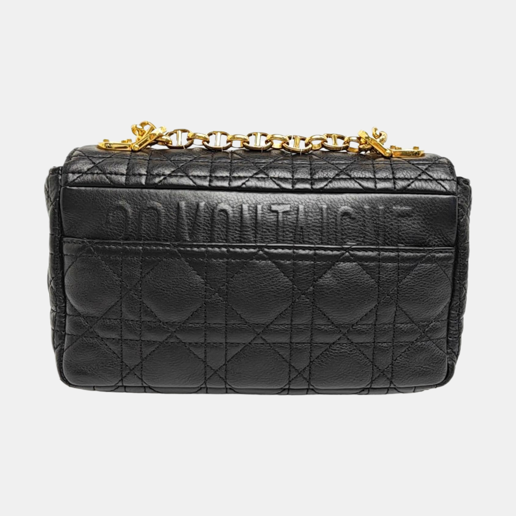 Dior Caro Small Cannage Calfskin Black