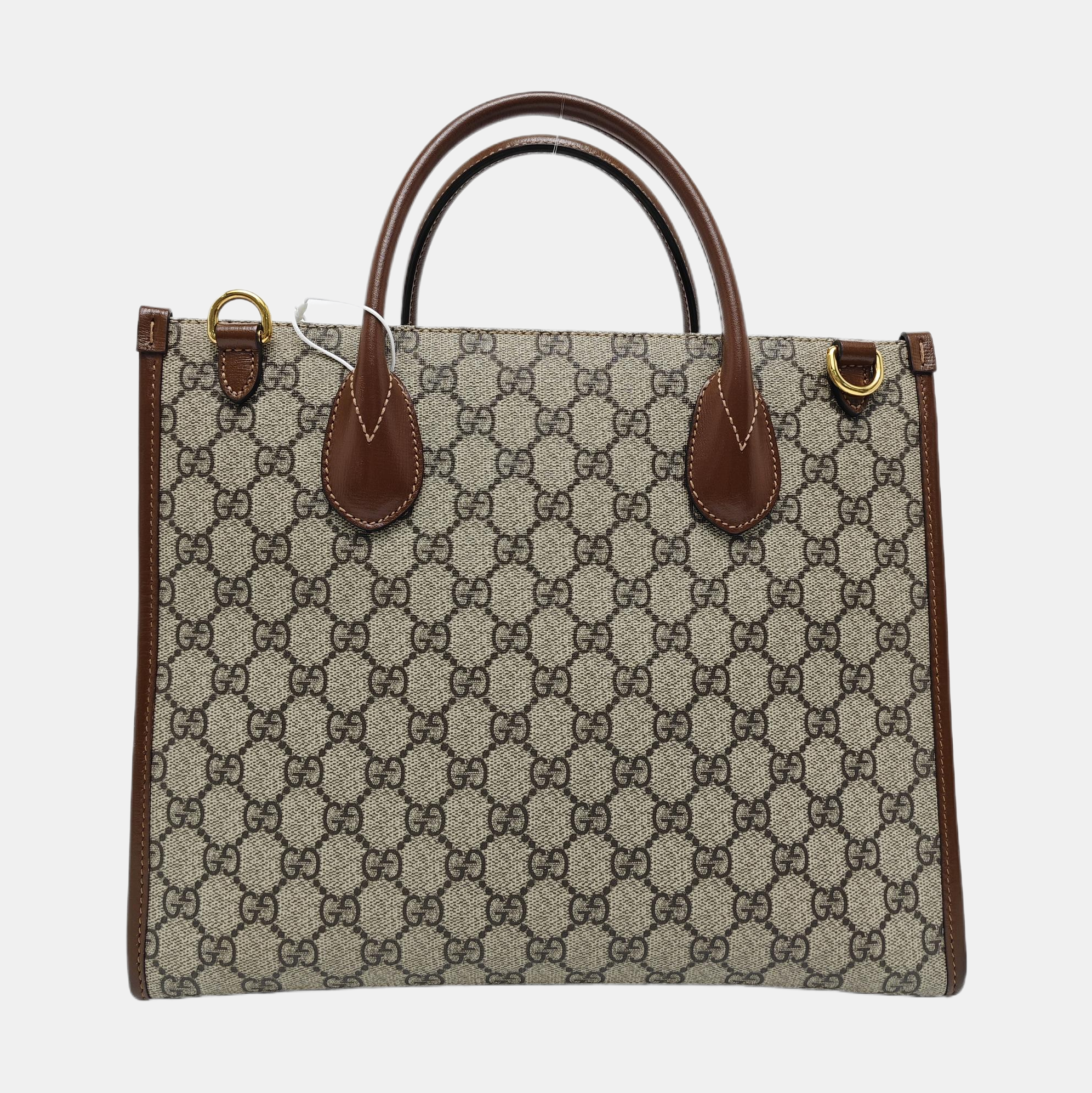 Retro Small Monogram Coated Canvas Brown