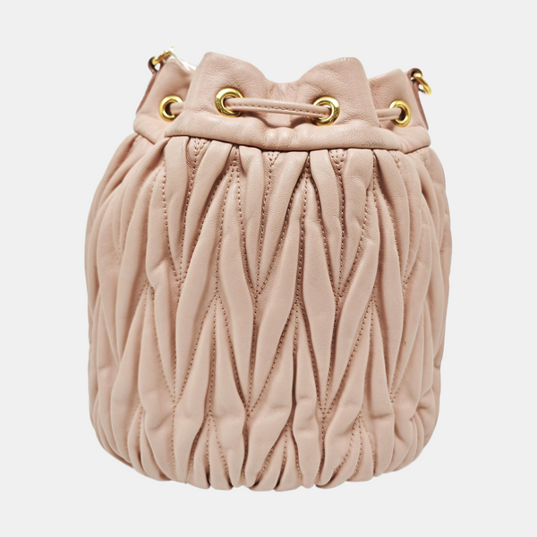 Matelassé Quilted Lambskin Pink