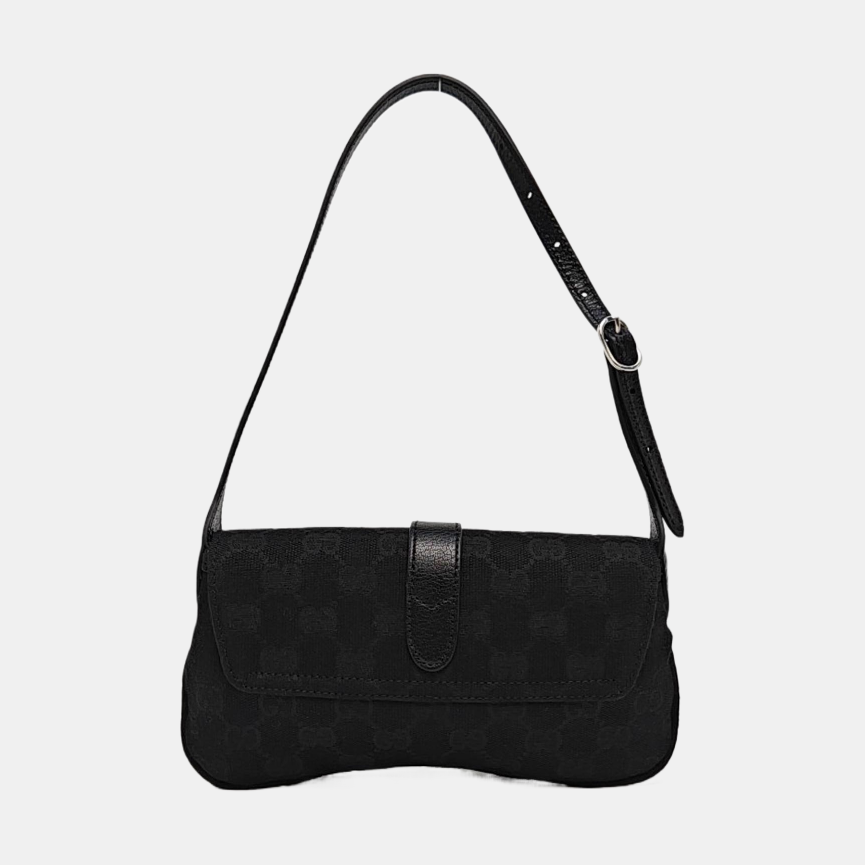 Jackie Small Monogram Canvas Negro