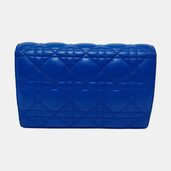 Dioraddict Cannage Lambskin Blue