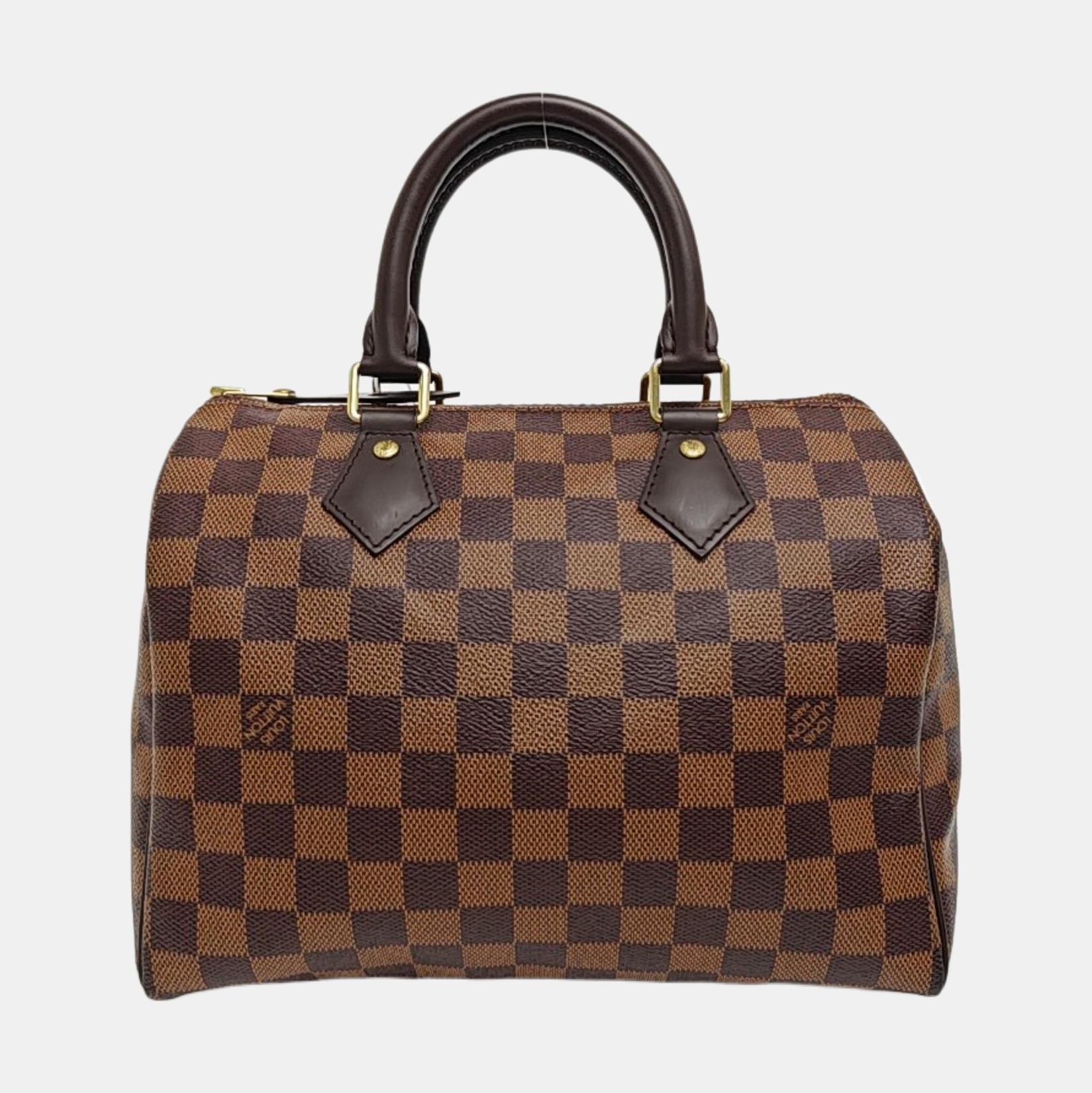 Speedy 25 Lona Damier Ebene Marrón