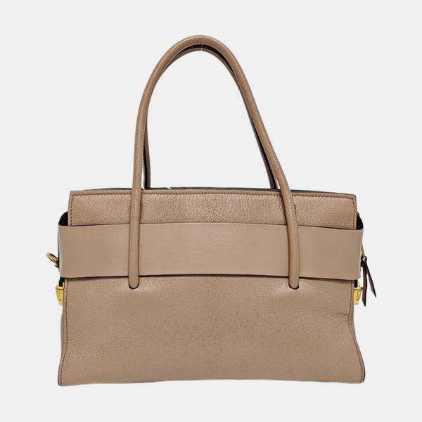 Calfskin Tote Bag Brown