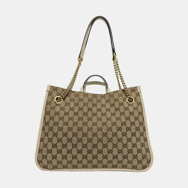 Horsebit 1955 Medium Monogram Canvas Brown