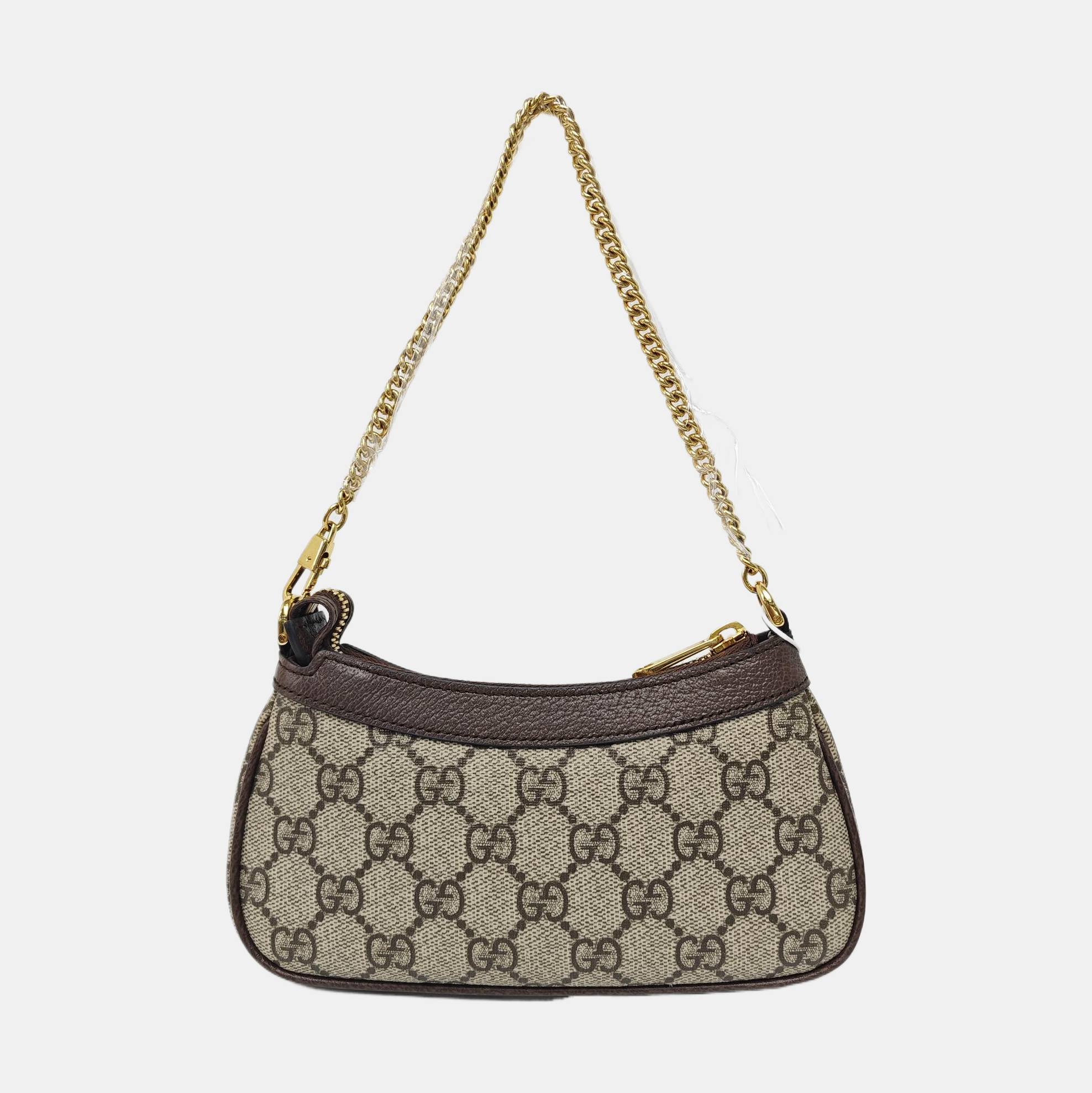 Ophidia Mini Monogram Coated Canvas Beige