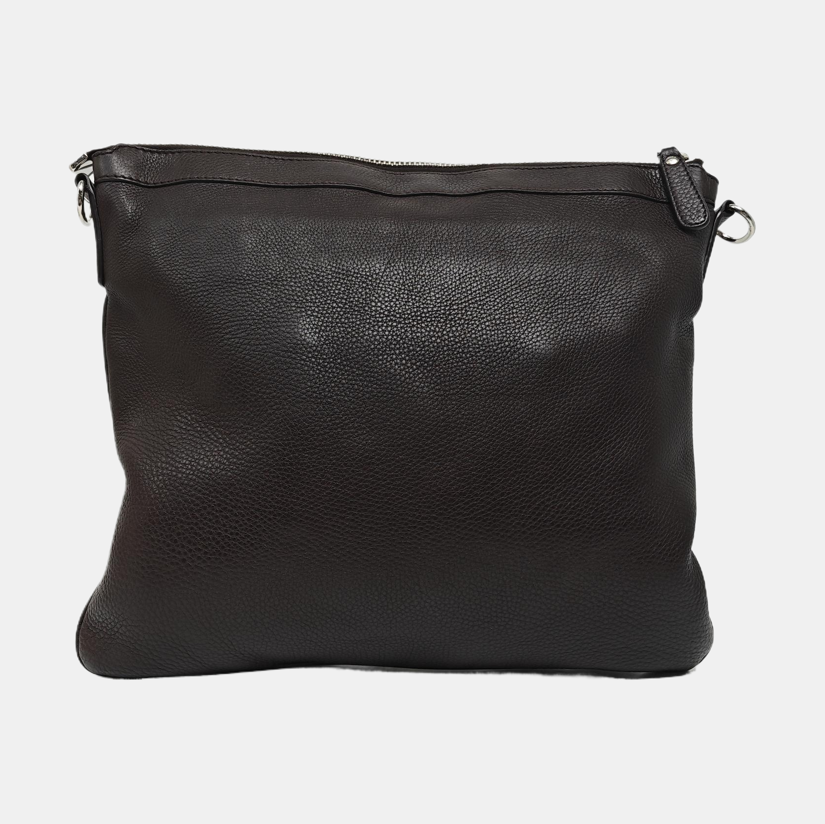 Calfskin Shoulder Bag Brown