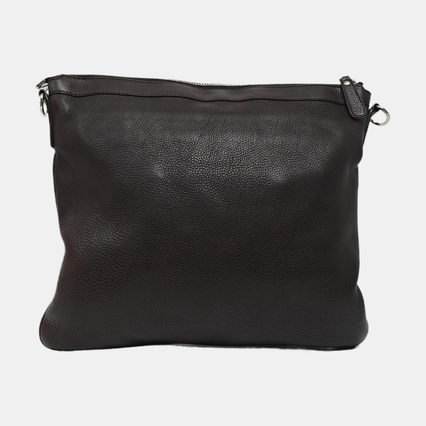 Calfskin Shoulder Bag Brown