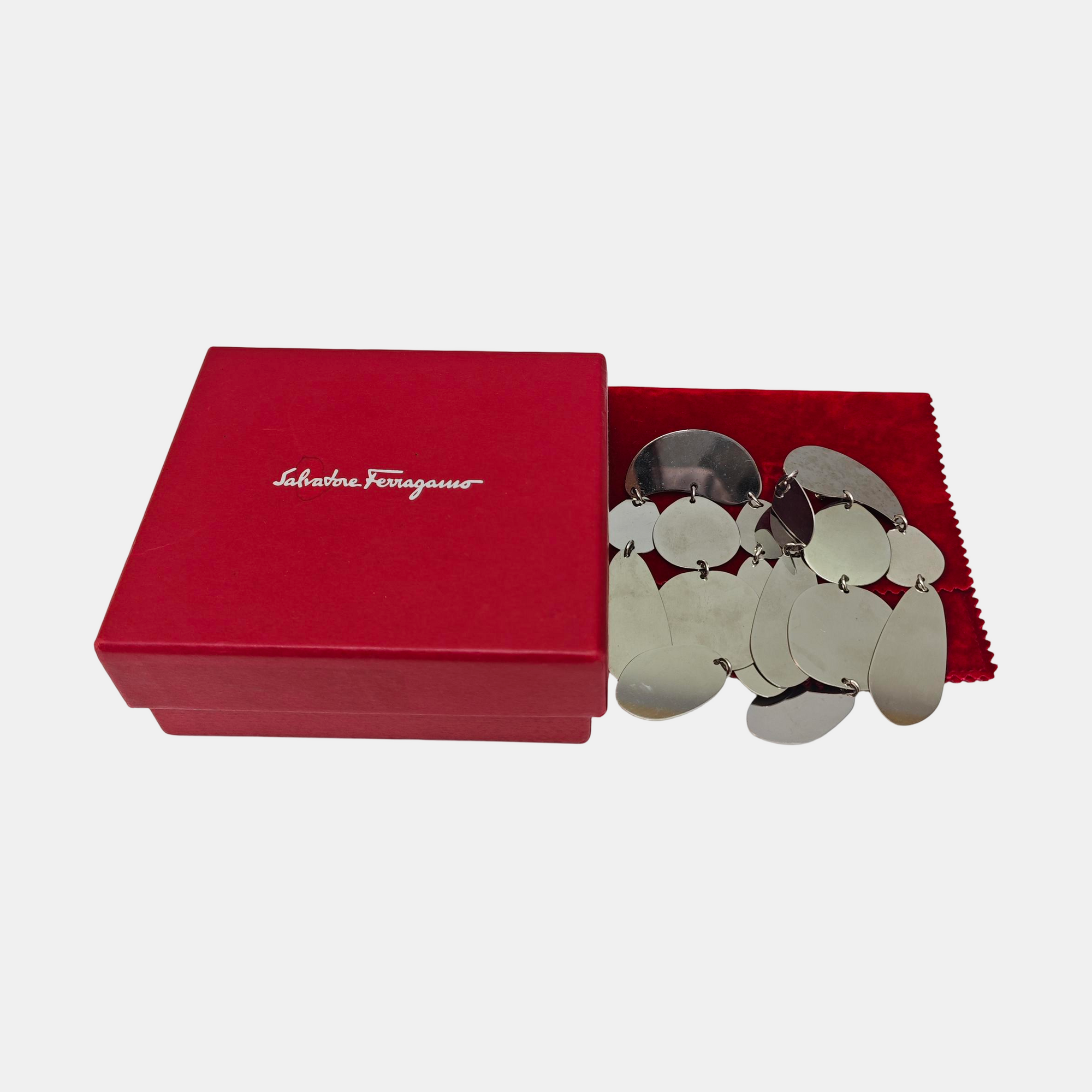 Metal Silver Stud Earrings