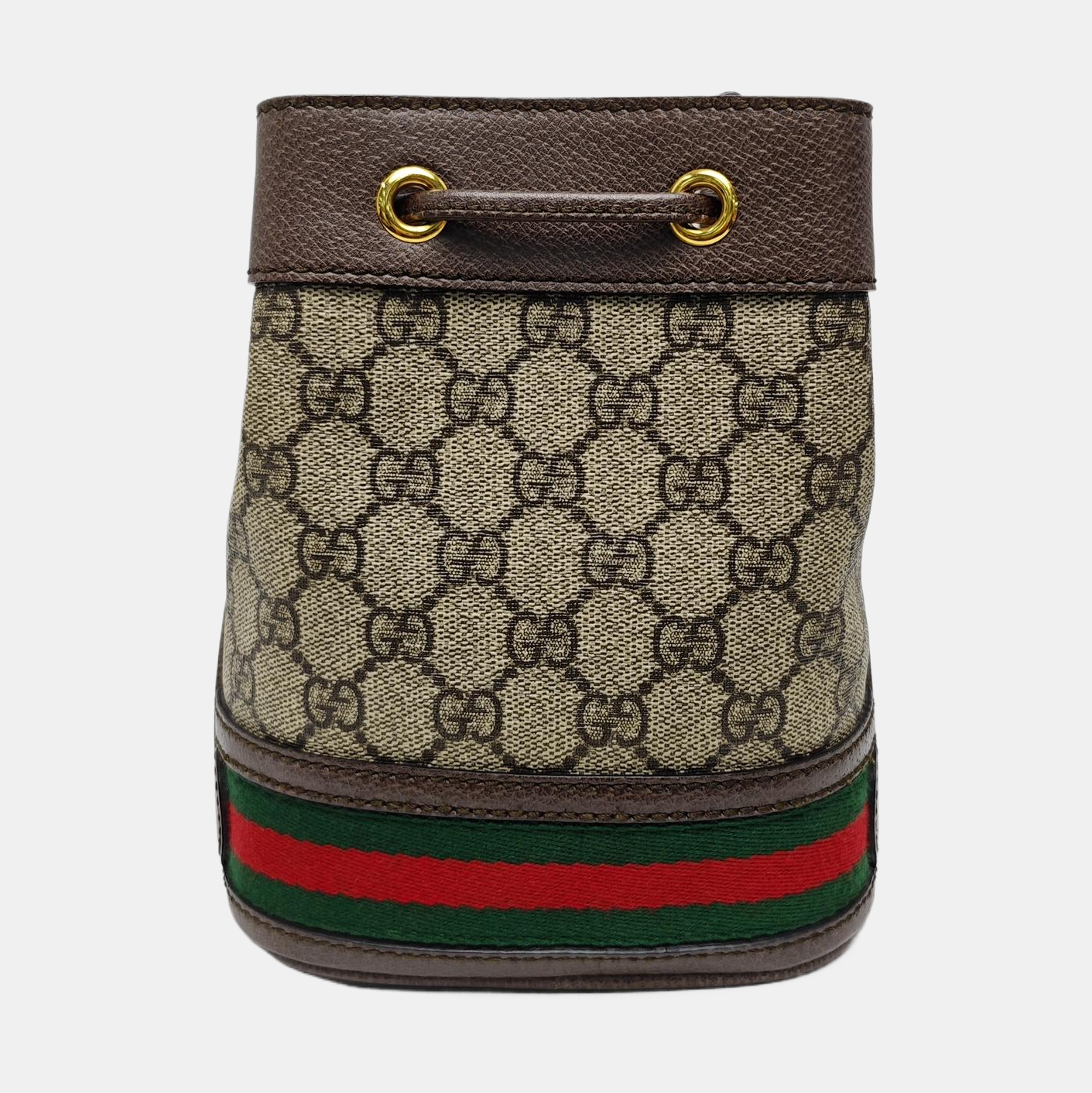 Ophidia Mini Monogram Coated Canvas Beige