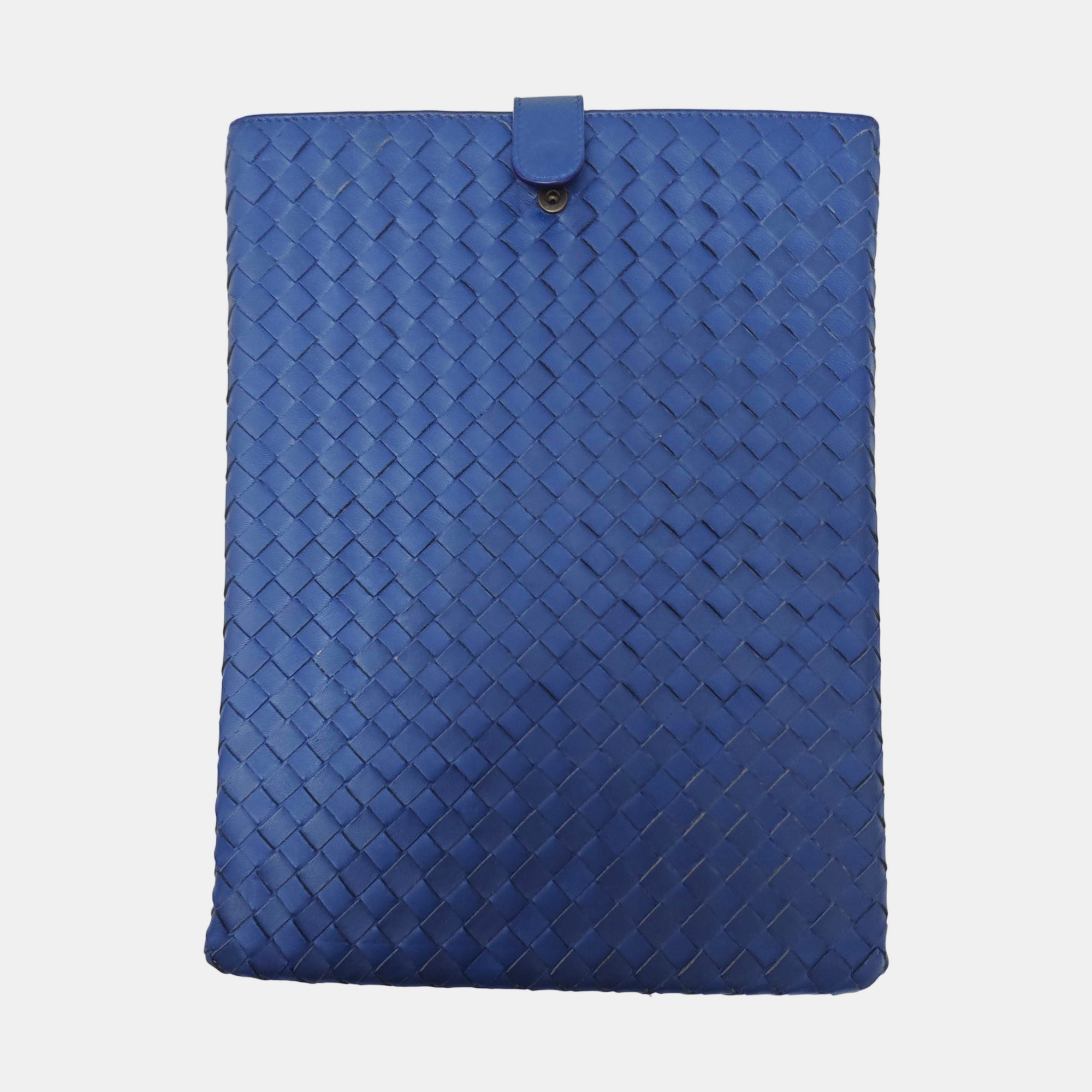 Leather Notebook Cover Blue